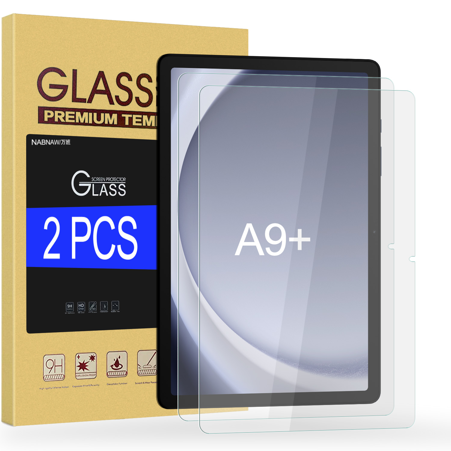 Galaxy Tablet Accessories - 2 sztuki HD Scratch Proof Screen
